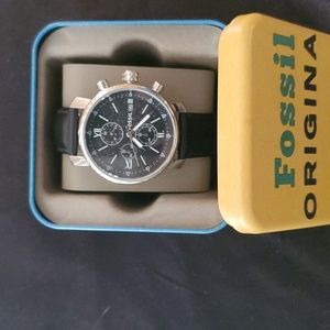 Fossil Men's Leather Watch